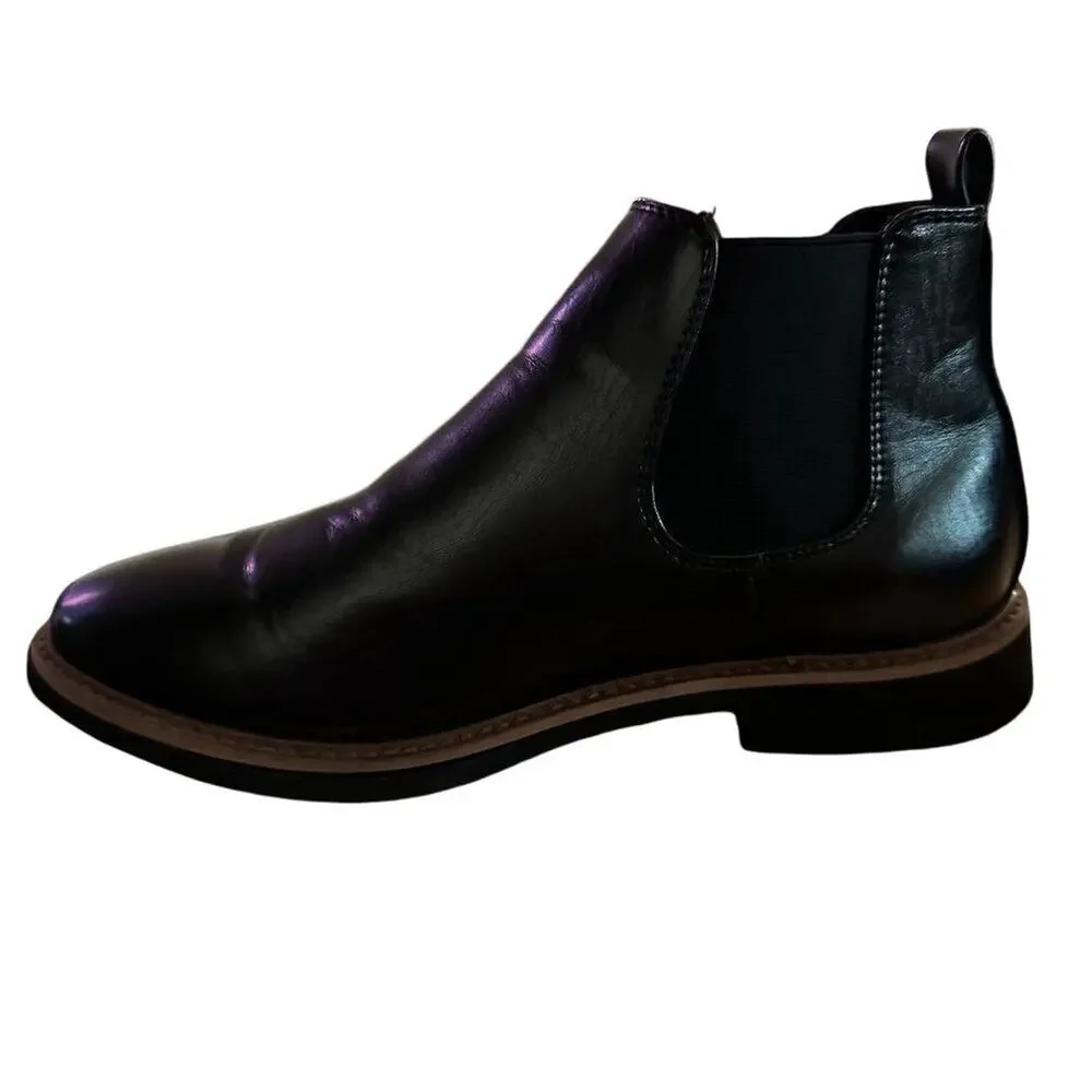 Deer‎ Stags Mens Sammy Black Chelsea Ankle Boots Size 6M - Picture 5 of 8